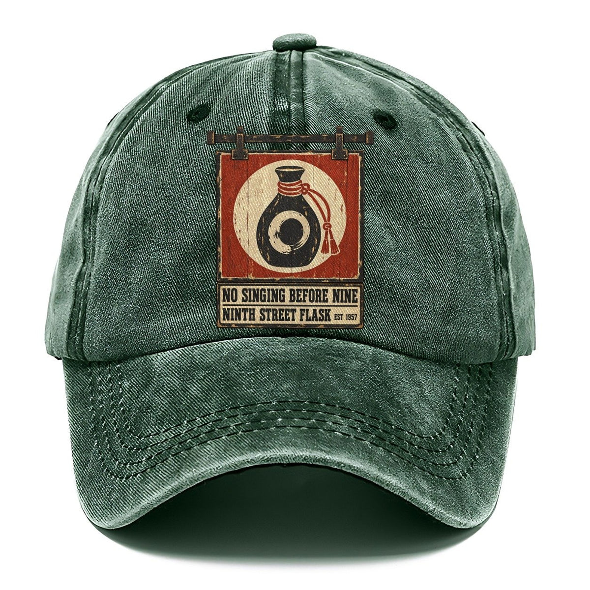 Ninth Street Flask Izakaya Rules Classic Cap – Forest Mist