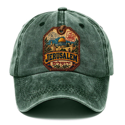 Jerusalem Luggage Label Jerusalem Classic Cap – Forest Mist