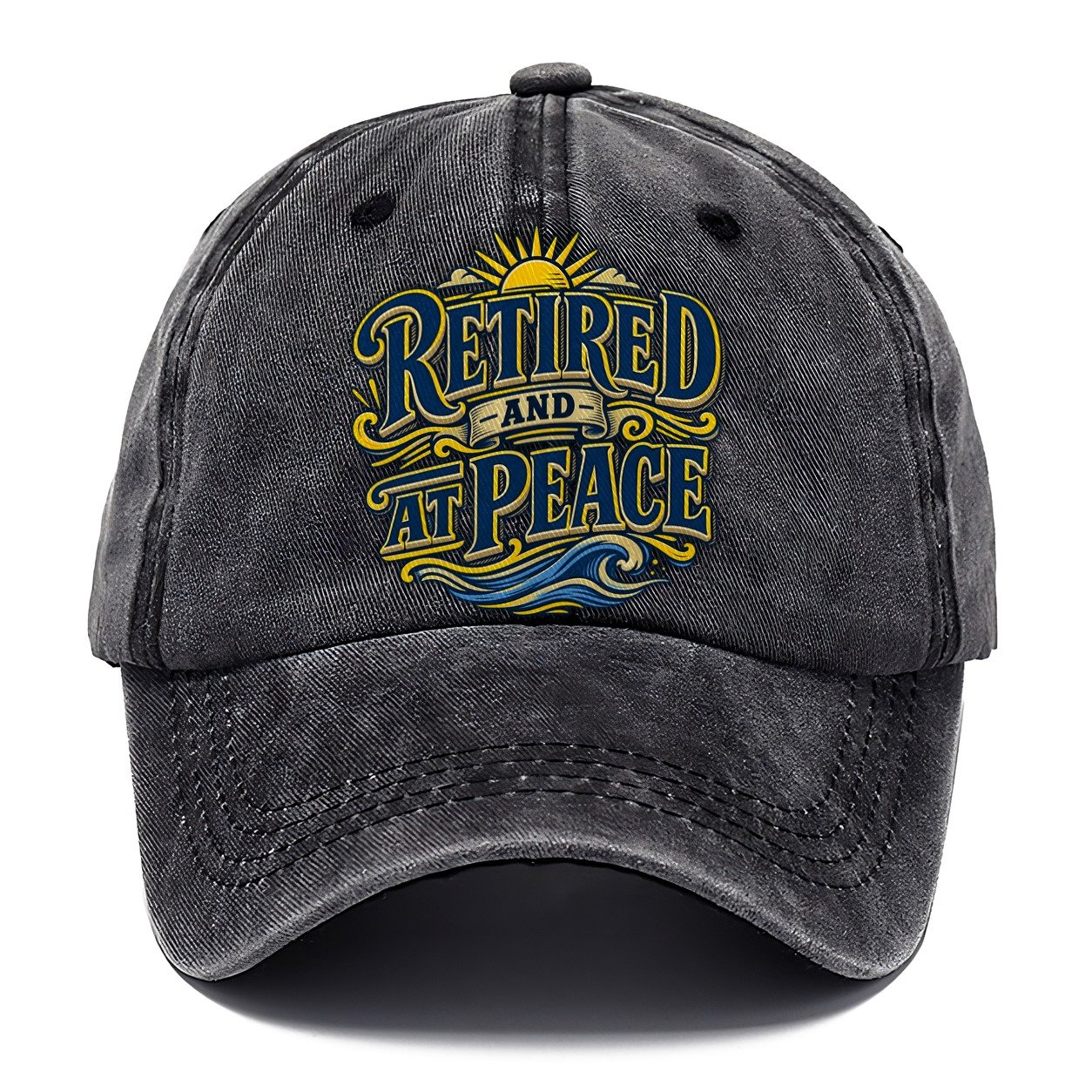 Retired And At Peace Retired Living Classic Cap – Graphite
