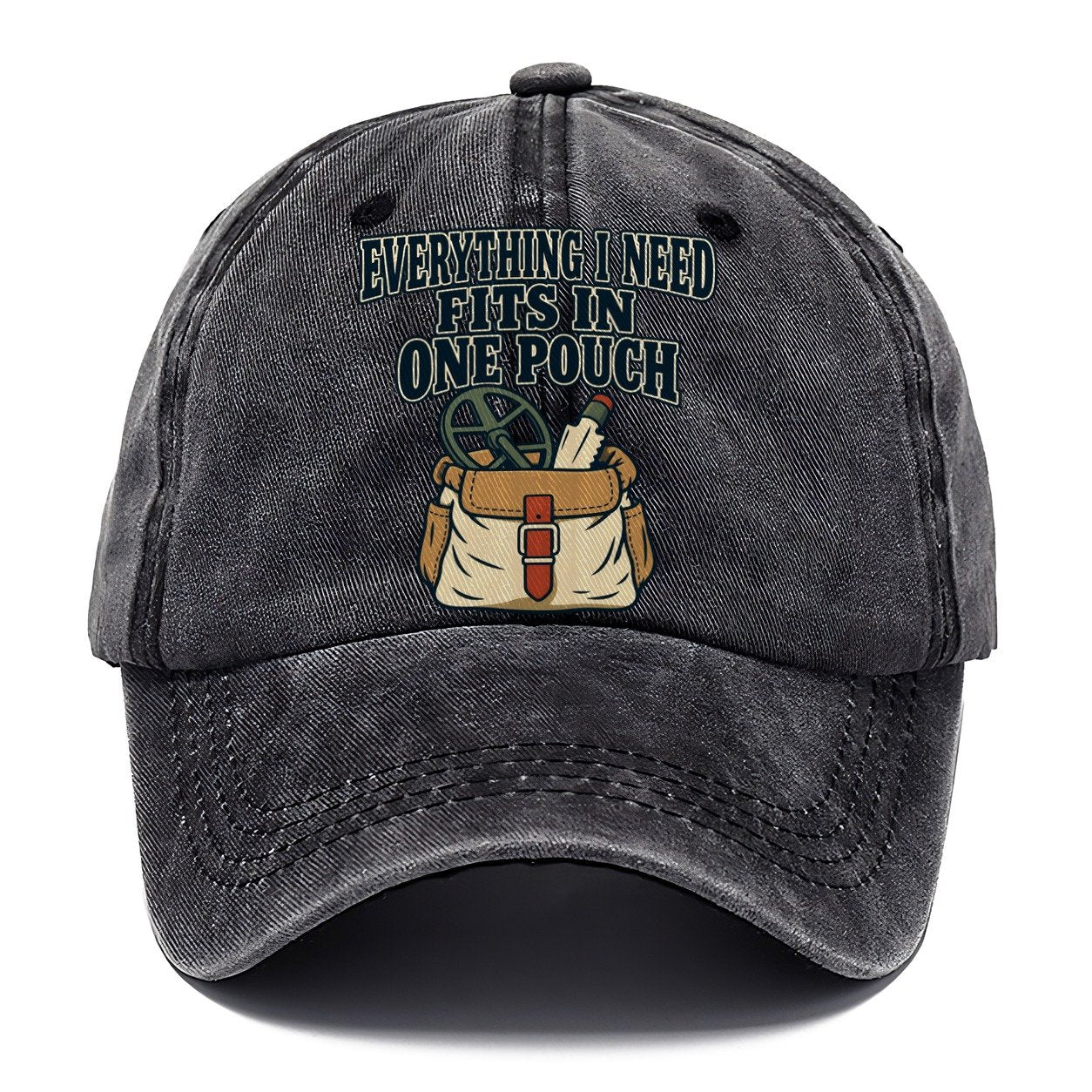 Everything In One Pouch Treasure Hunting Classic Cap – Graphite