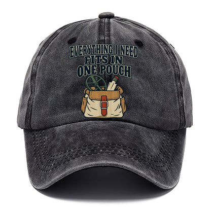Everything In One Pouch Treasure Hunting Classic Cap – Graphite