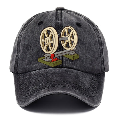 Wheelset On A Rail Model Railways Classic Cap – Graphite