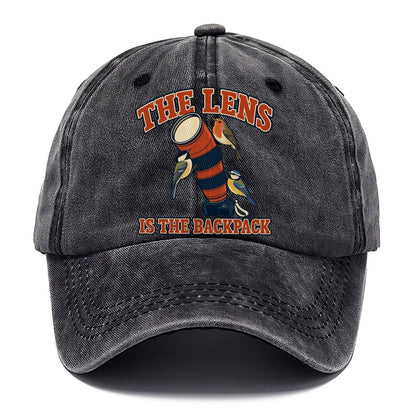 The Lens Is The Backpack Birdwatching Classic Cap – Graphite