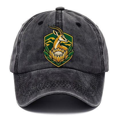 South Africa Minimal Emblem Country Logos Classic Cap – Graphite