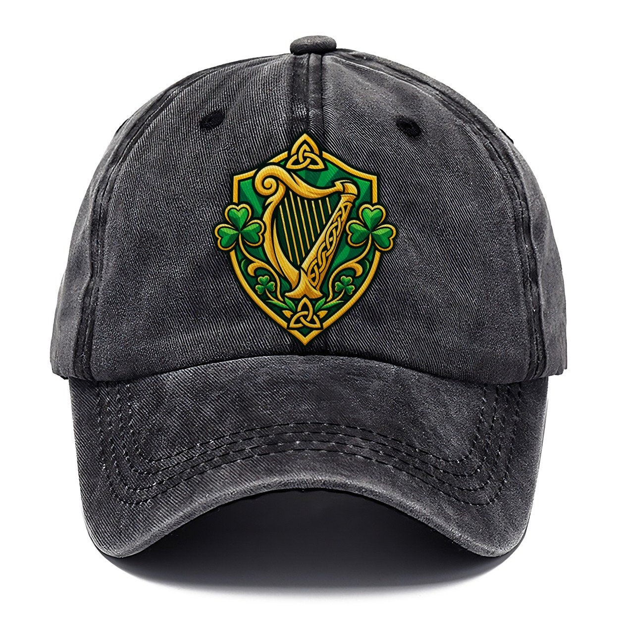 Ireland Minimal Emblem Country Logos Classic Cap – Graphite