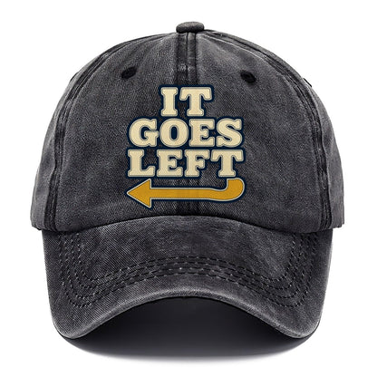It Goes Left Rock Climbing Classic Cap – Graphite