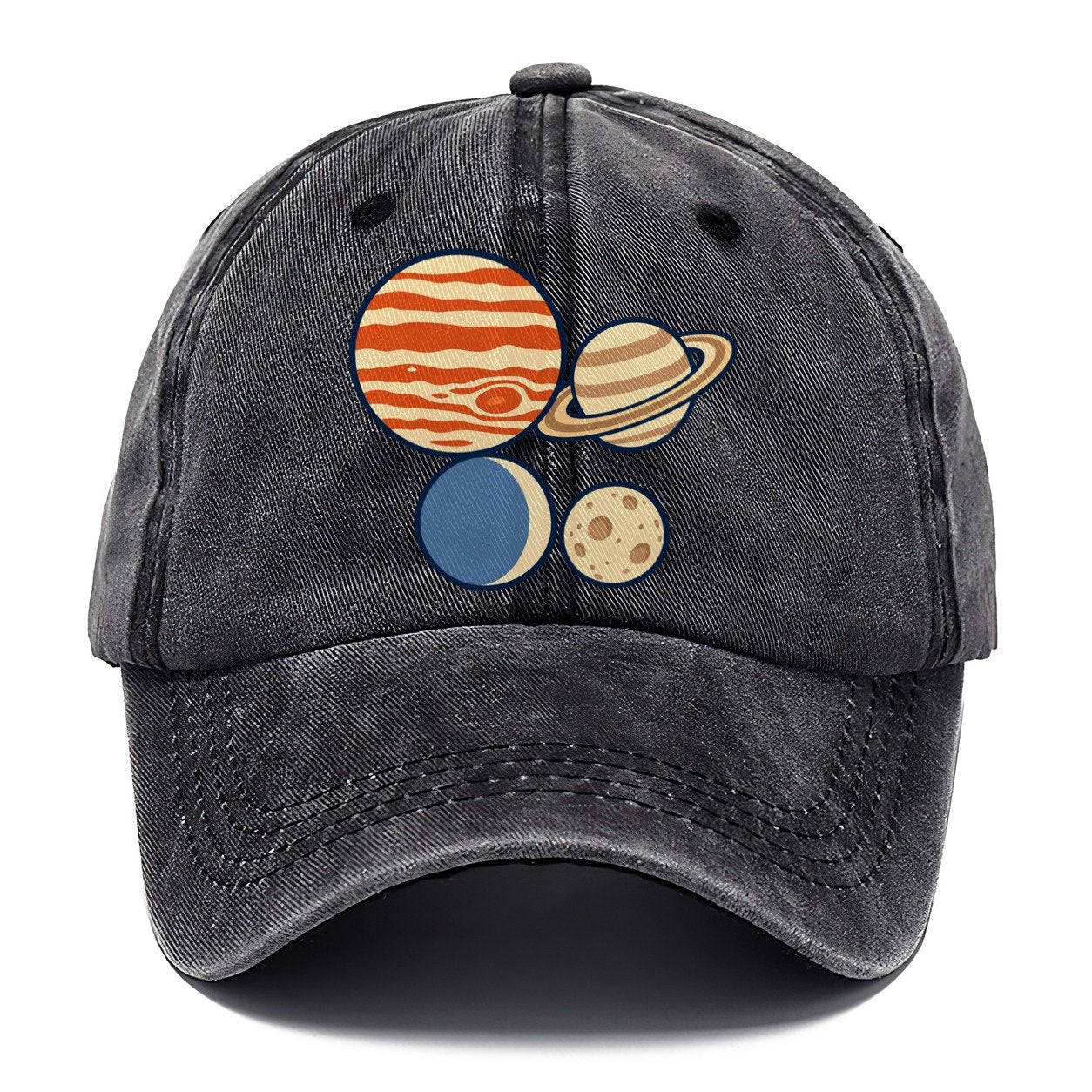 Planet Size Order Astronomy And Stargazing Classic Cap – Graphite