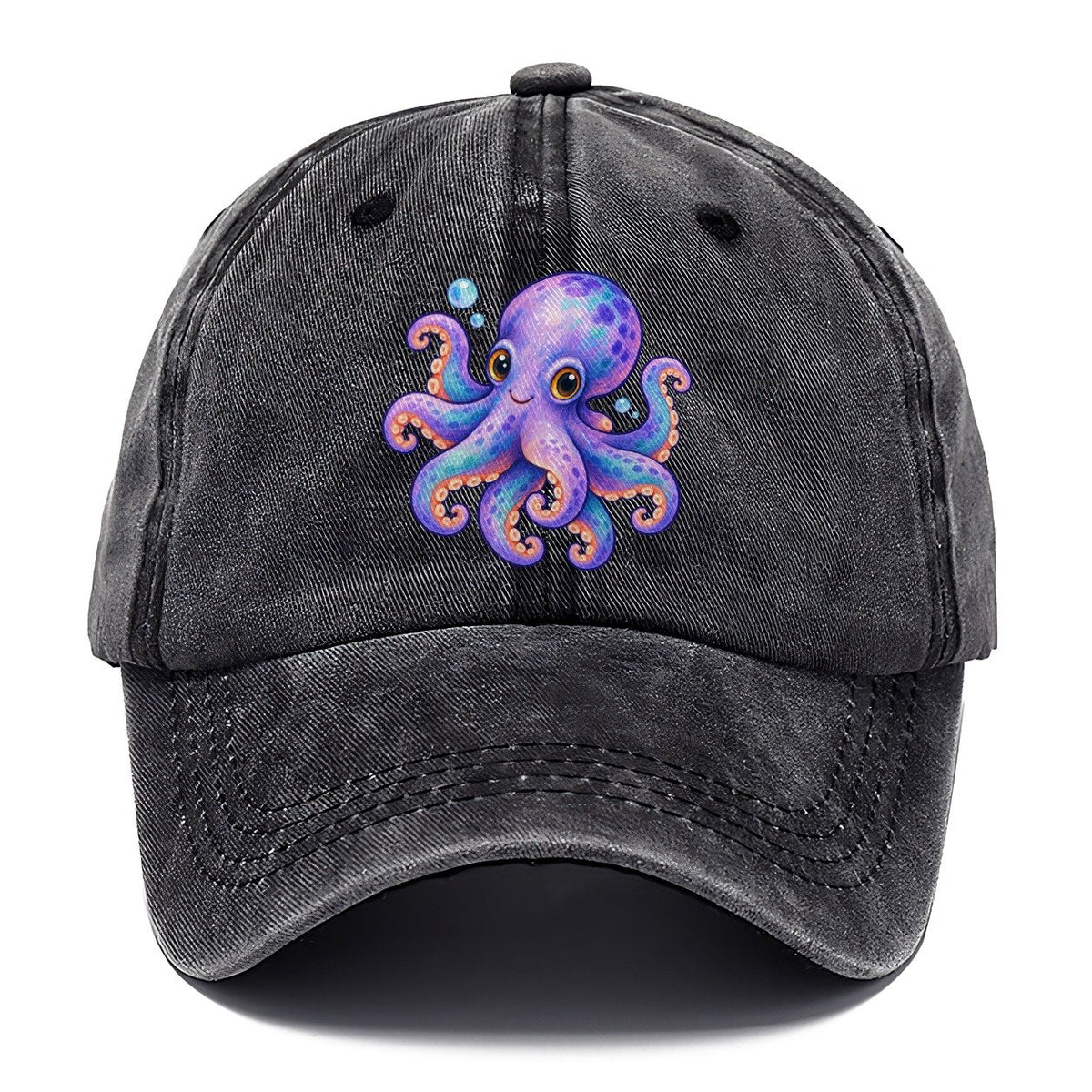 Octopus Playful Pinwheel Sea Sprite Classic Cap – Graphite