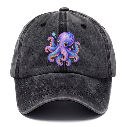 Octopus Playful Pinwheel Sea Sprite Classic Cap – Graphite