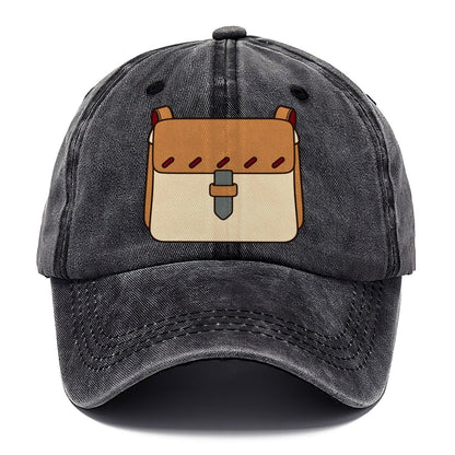 Small Satchel Study Leathercraft Classic Cap – Graphite