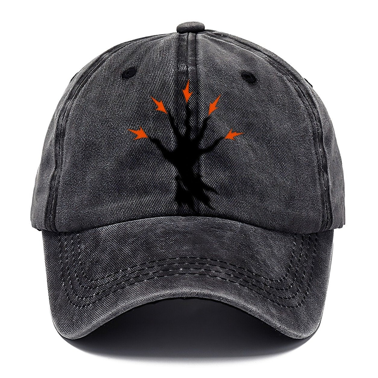 Spellcasting Hand With Sparks Witch Magic Classic Cap – Graphite