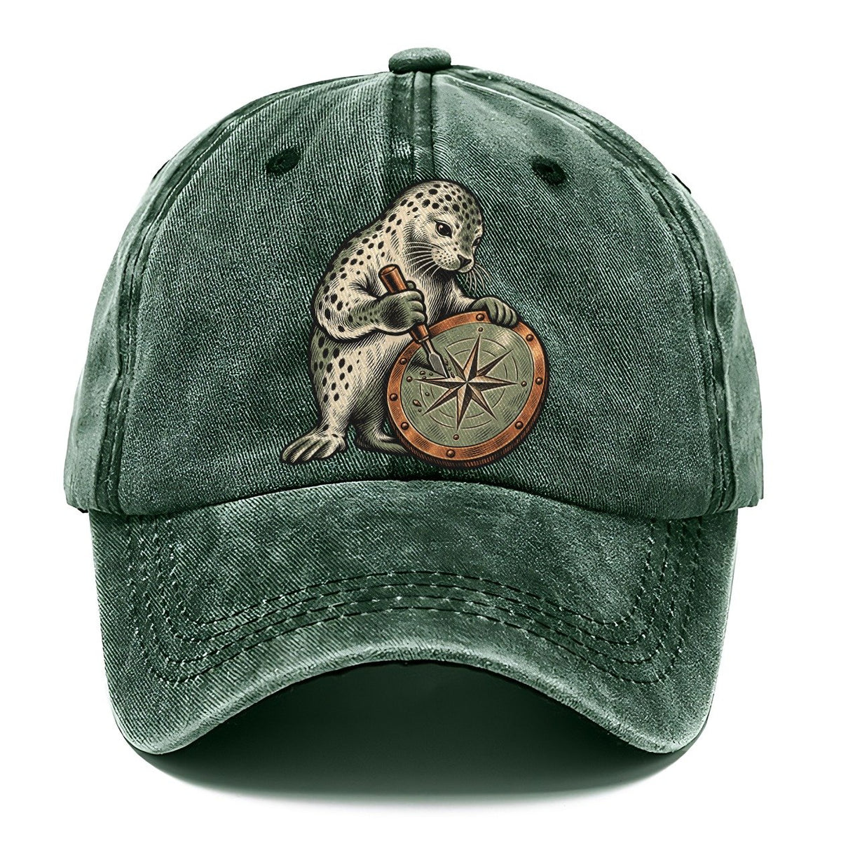 Seal Chart Engraver Sundown Familiars Classic Cap – Forest Mist