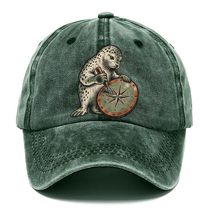 Seal Chart Engraver Sundown Familiars Classic Cap – Forest Mist