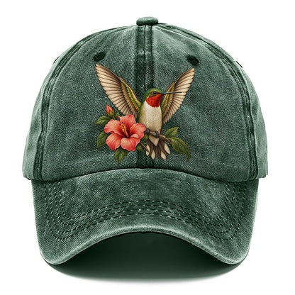 Hummingbird Morning Stretch Character Club Classic Cap – Forest Mist