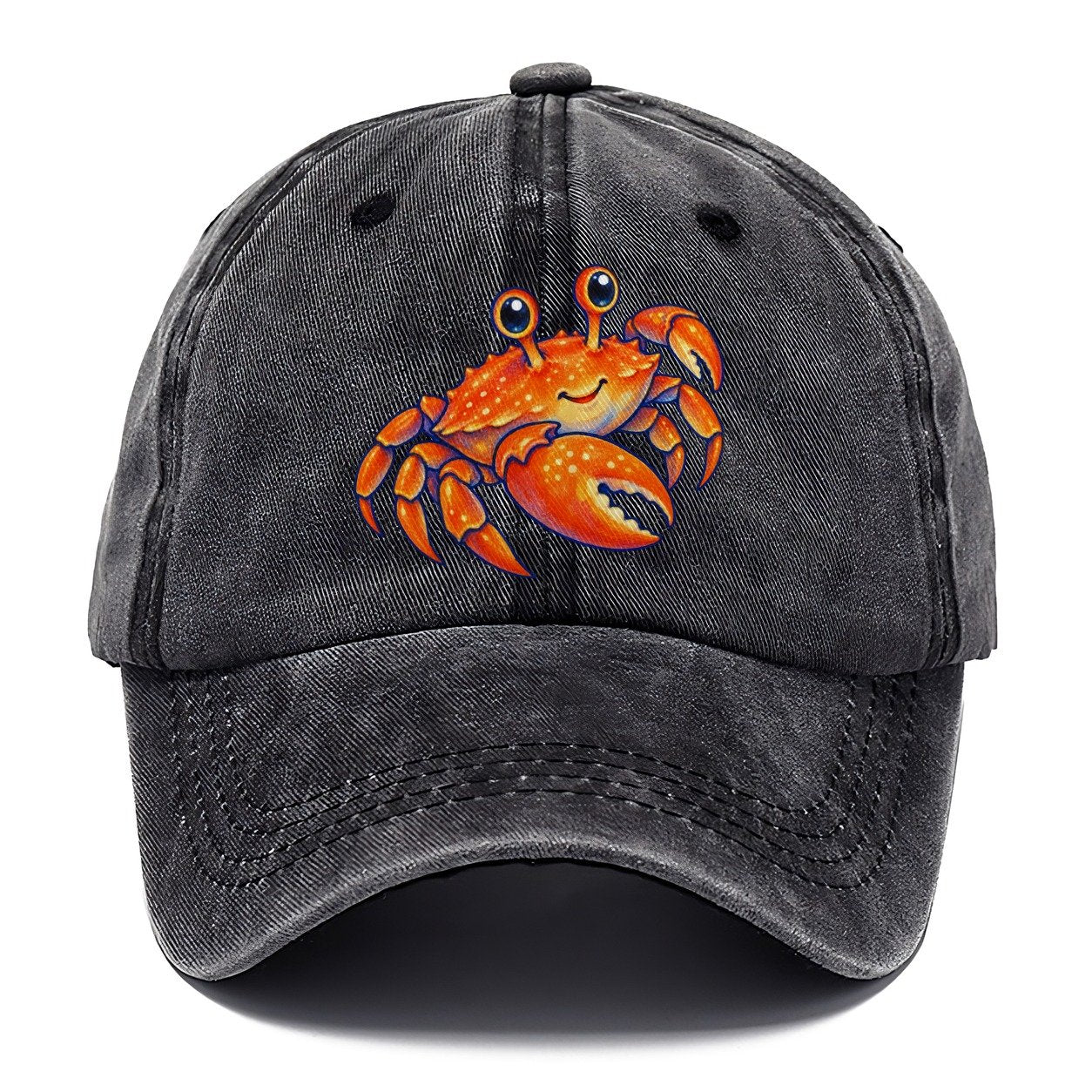 Crab Side Scuttle Sea Sprite Classic Cap – Graphite