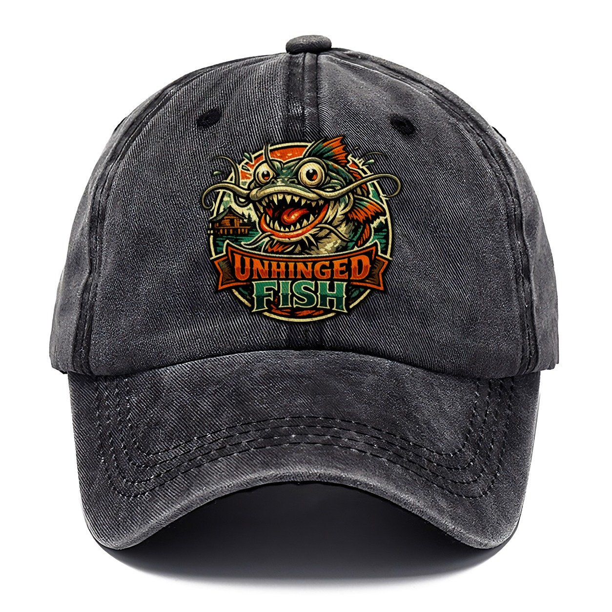 Unhinged Fish Catfish Classic Cap – Graphite