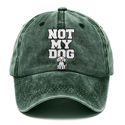 Not My Dog Classic Cap – Forest Mist