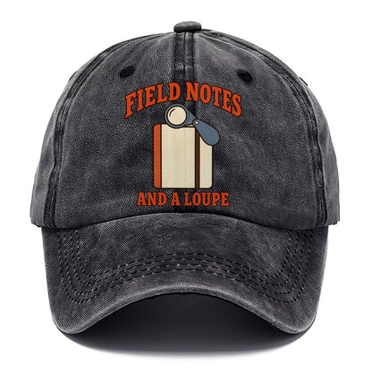 Field Notebook And Loupe Rocks And Minerals Classic Cap – Graphite