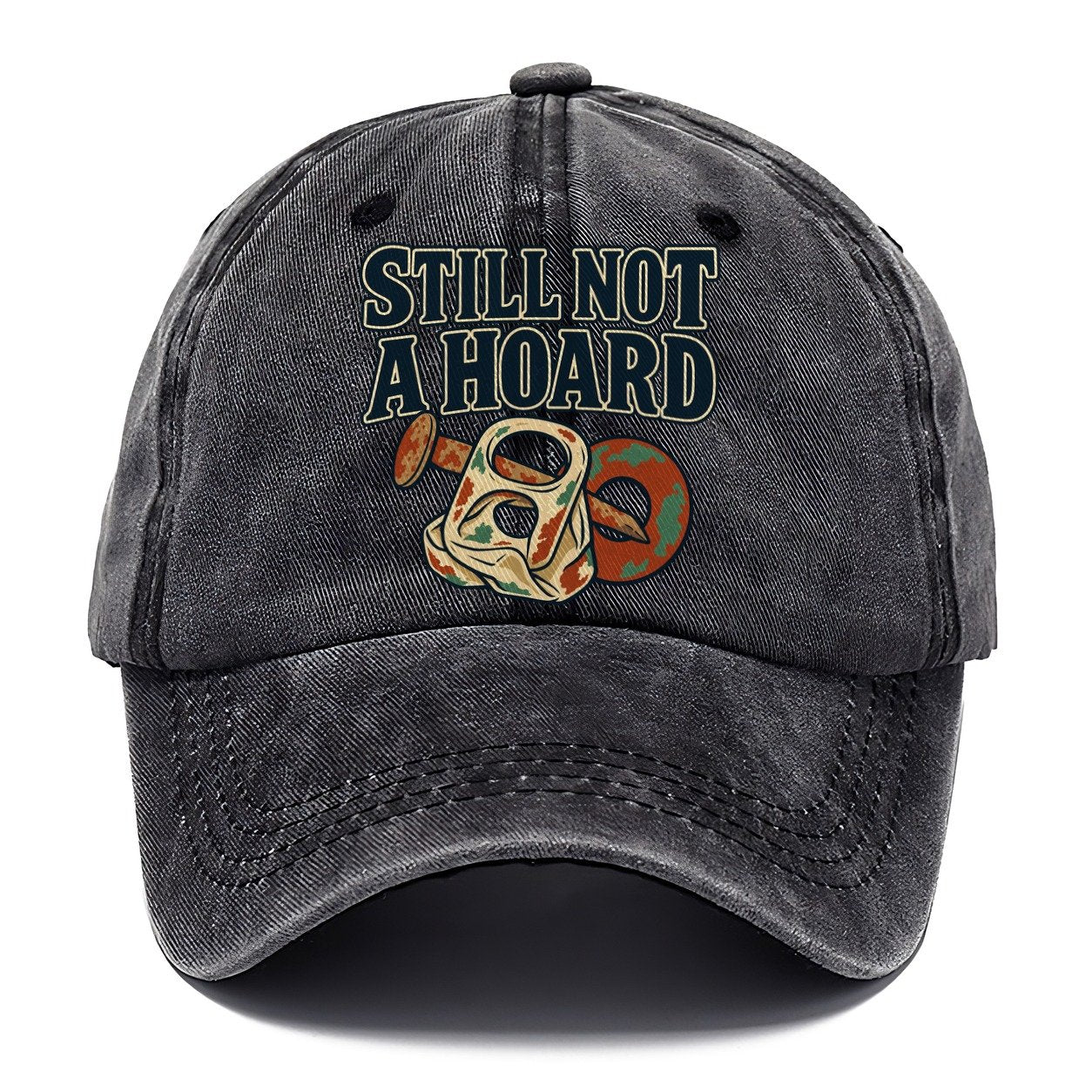 Still Not A Hoard Treasure Hunting Classic Cap – Graphite