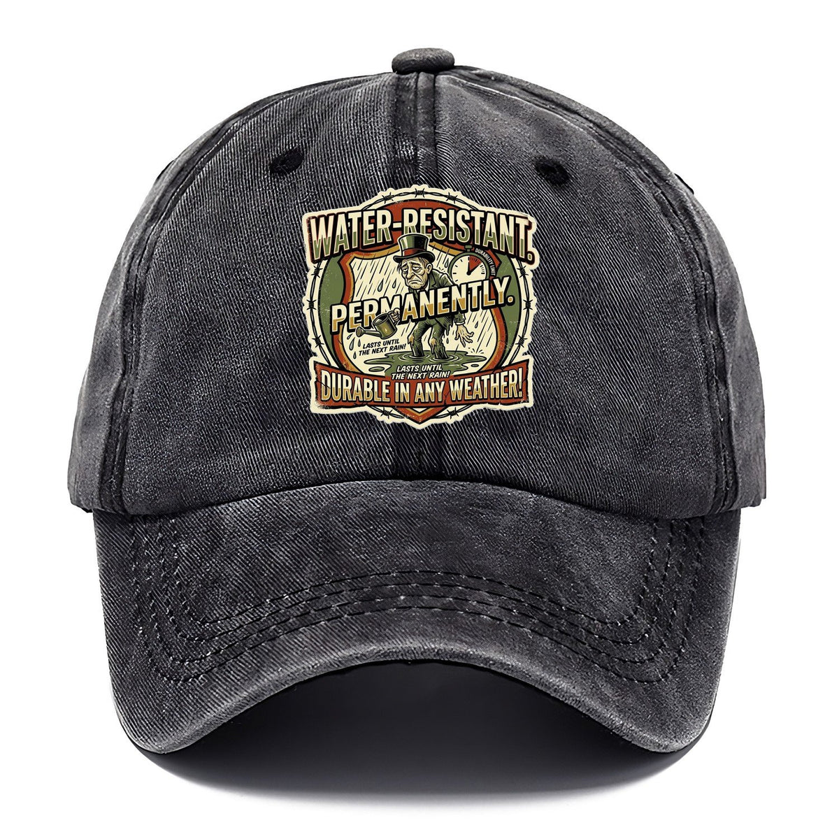 Water Resistant Permanently Classic Cap – Graphite