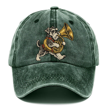 Schnauzer Tuba Carrier Sundown Familiars Classic Cap – Forest Mist