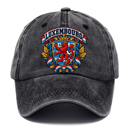 Luxembourg Retro Badge Country Logos Classic Cap – Graphite