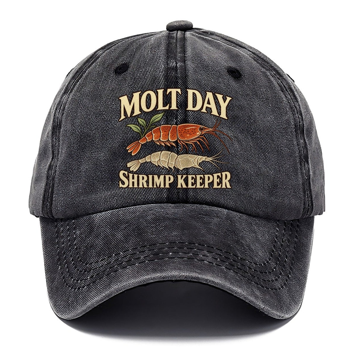Molt Day Shrimp Keeper Aquarium Keeping Classic Cap – Graphite