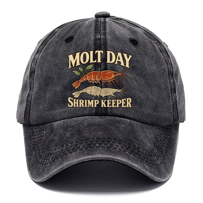 Molt Day Shrimp Keeper Aquarium Keeping Classic Cap – Graphite