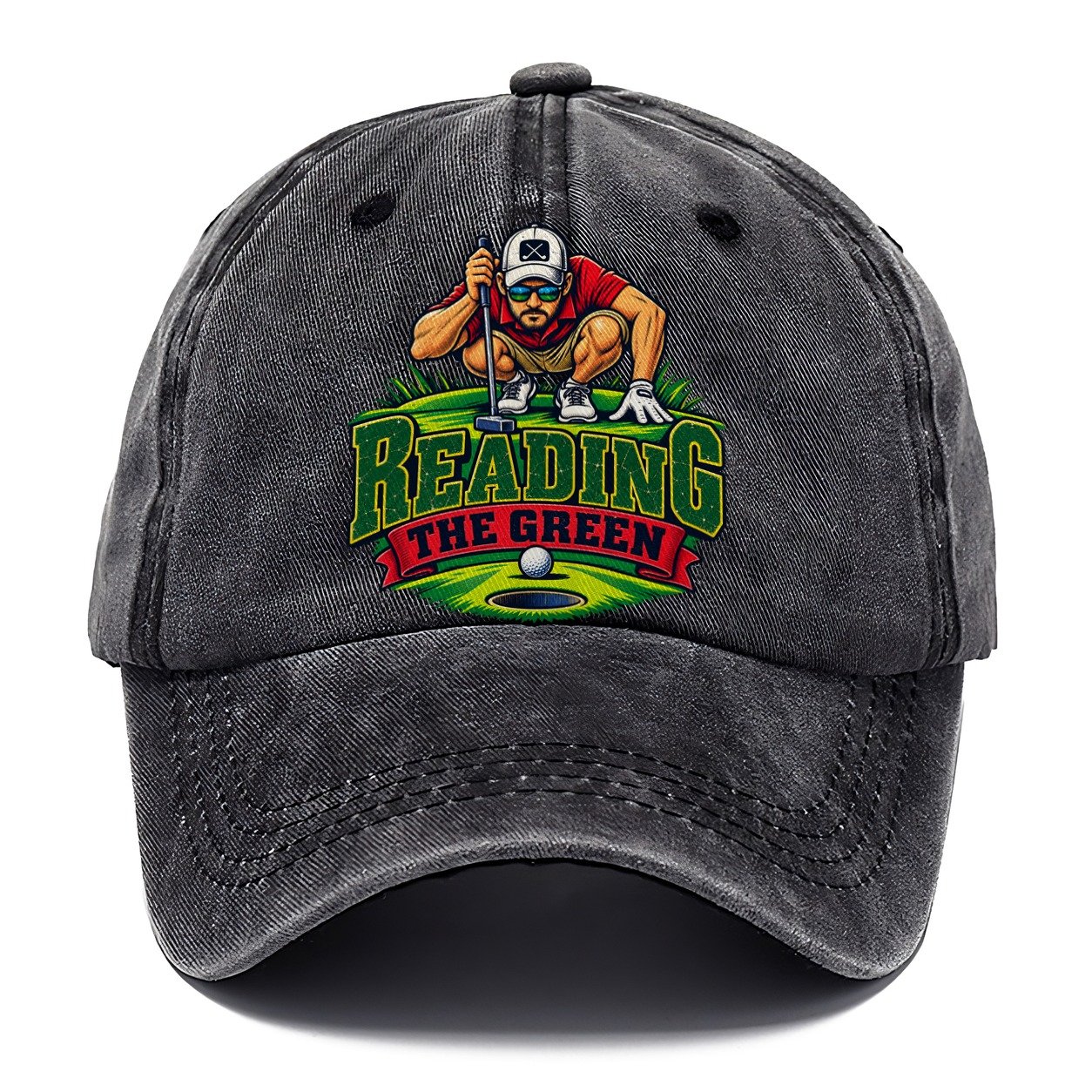 Reading The Green Golf Life Classic Cap – Graphite