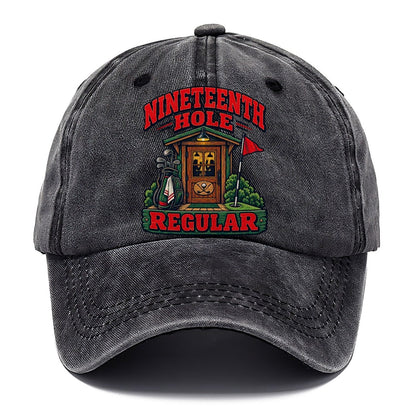 Nineteenth Hole Regular Golf Life Classic Cap – Graphite