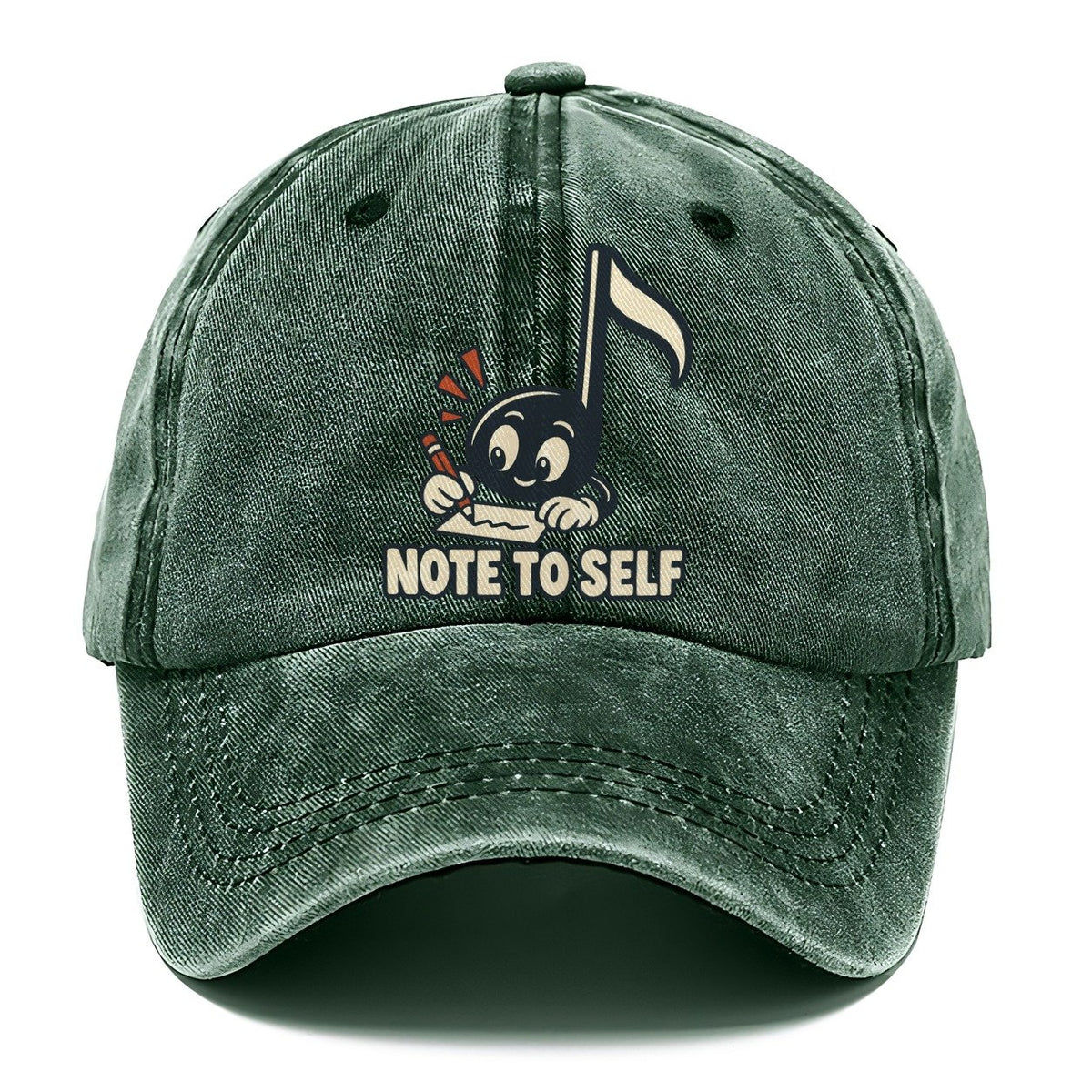 Note To Self Familiar Punchlines Classic Cap – Forest Mist