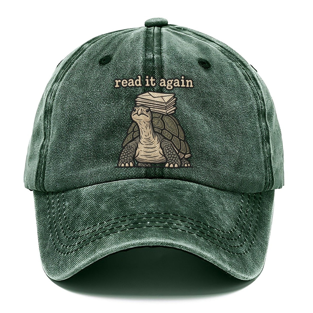 Read It Again Strongly Worded Classic Cap – Forest Mist