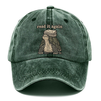 Read It Again Strongly Worded Classic Cap – Forest Mist