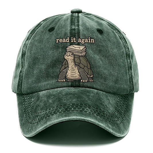 Read It Again Strongly Worded Classic Cap – Forest Mist