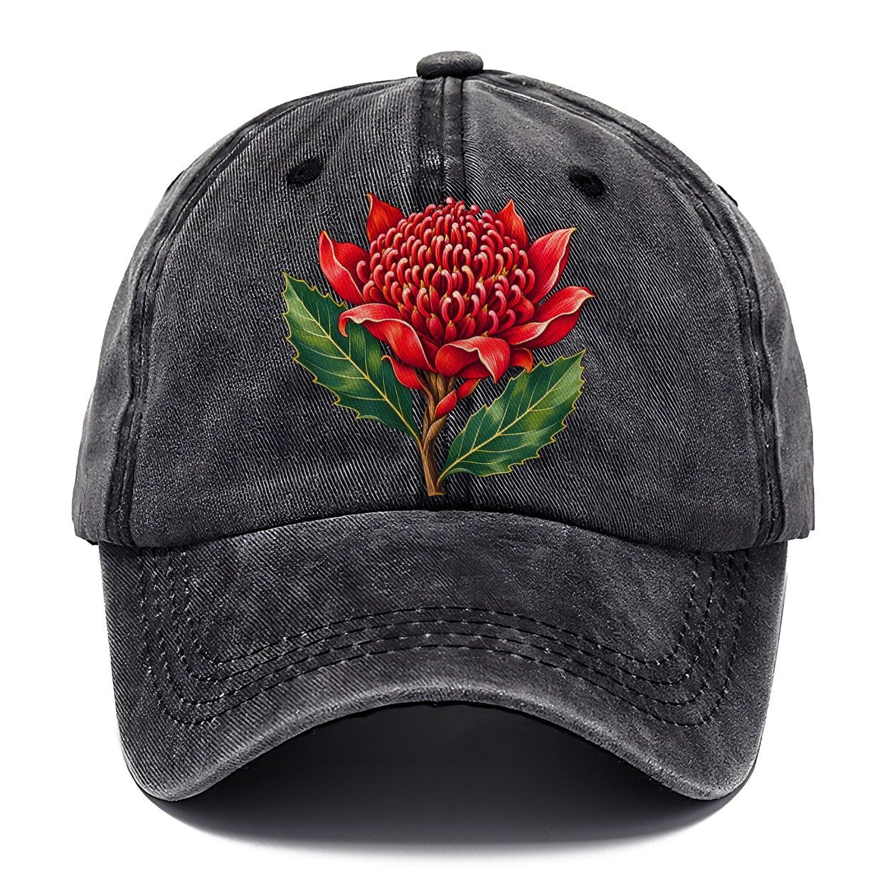 New South Wales Waratah Bloom Australia Cultural Icons Classic Cap – Graphite