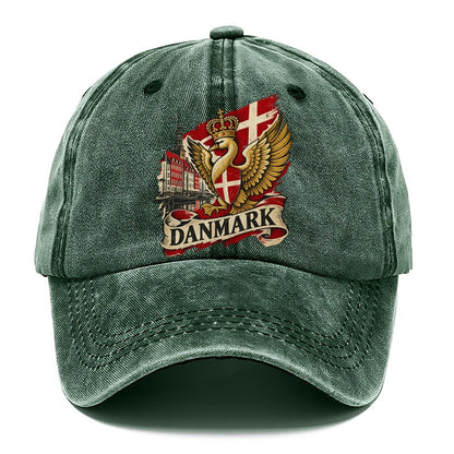 Danmark Crowned Swan Classic Cap – Forest Mist