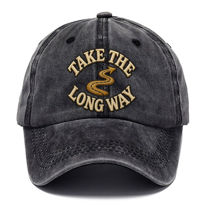 Take The Long Way Off Roading And Overlanding Classic Cap – Graphite