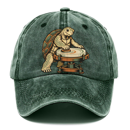 Turtle Lens Grinder Sundown Familiars Classic Cap – Forest Mist
