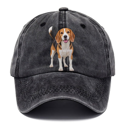 Beagle Standing Top Breeds Classic Cap – Graphite
