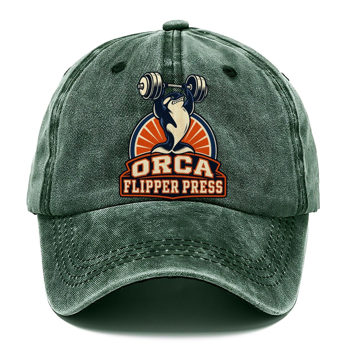 Orca Flipper Press Animal Lifters Classic Cap – Forest Mist