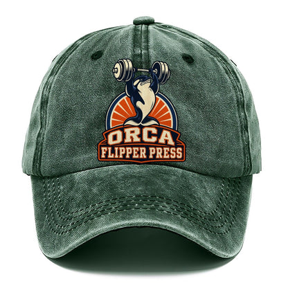 Orca Flipper Press Animal Lifters Classic Cap – Forest Mist