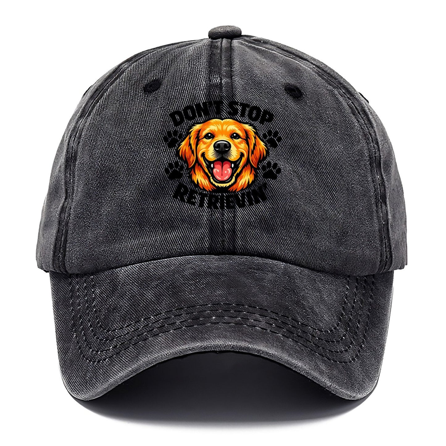 Don’T Stop Retrievin’ Golden Retriever Classic Cap – Graphite