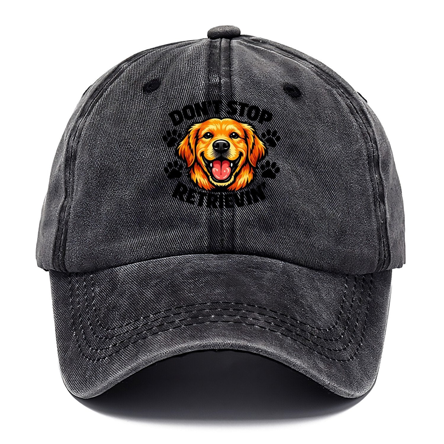Don’T Stop Retrievin’ Golden Retriever Classic Cap – Graphite