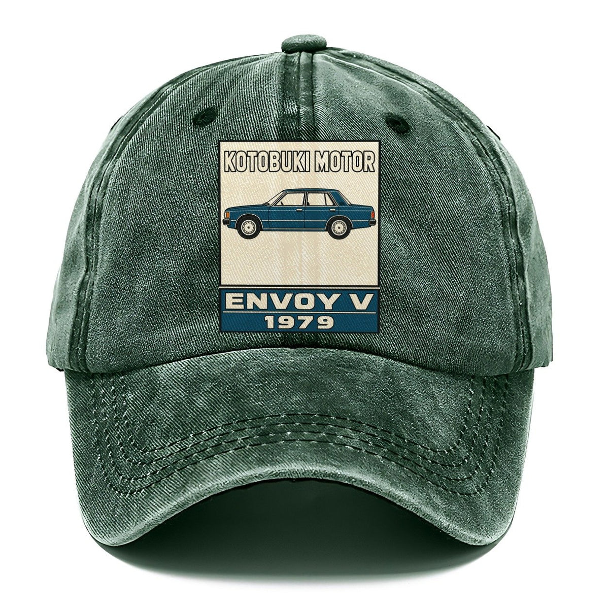 Kotobuki Envoy Showa Speed Plates Classic Cap – Forest Mist