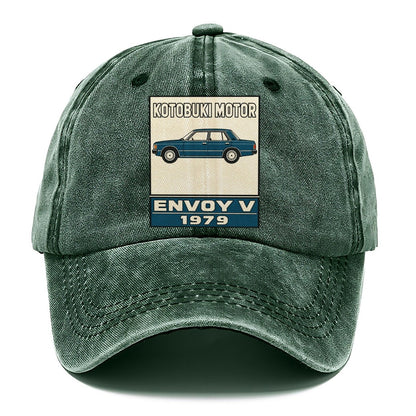 Kotobuki Envoy Showa Speed Plates Classic Cap – Forest Mist
