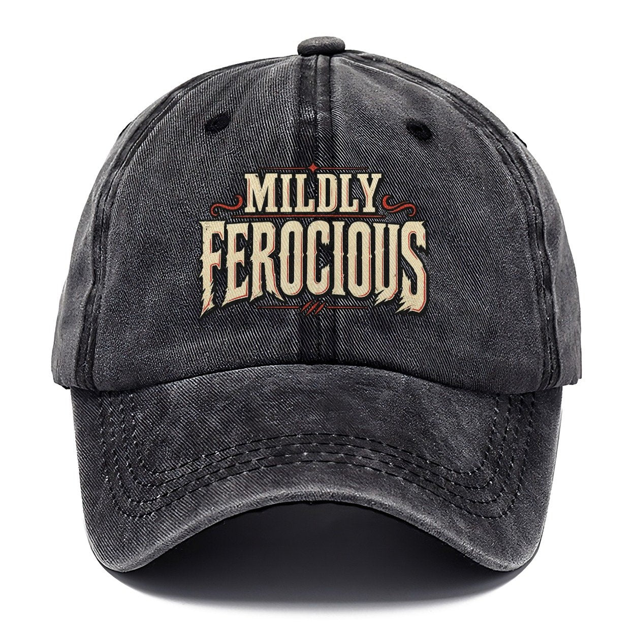 Mildly Ferocious American Wit Classic Cap – Graphite