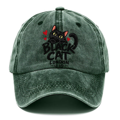 Black Cat London Est. 2023 Classic Cap – Forest Mist