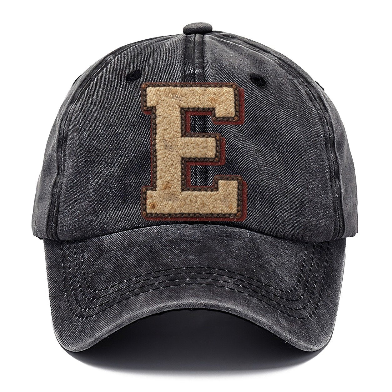 Varsity Chenille E Monogram Classic Cap – Graphite