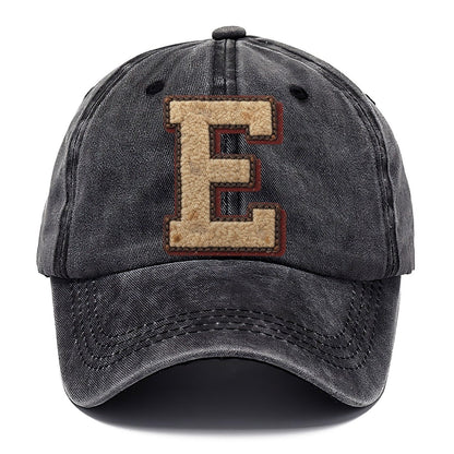 Varsity Chenille E Monogram Classic Cap – Graphite