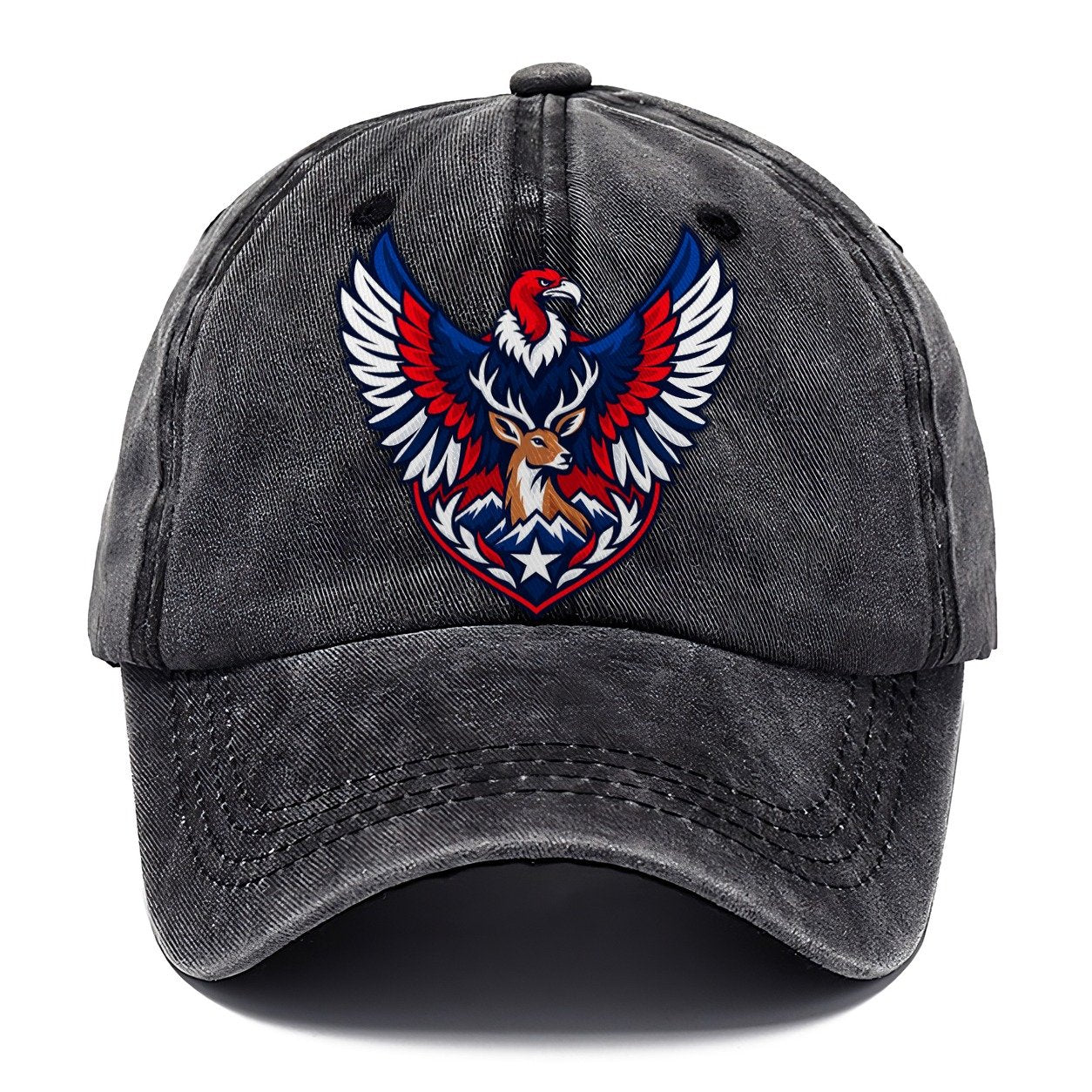 Chile Minimal Emblem Country Logos Classic Cap – Graphite